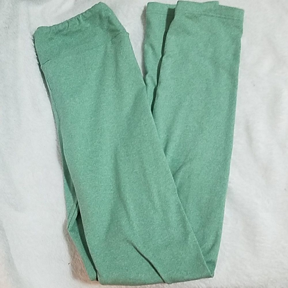 LuLaRoe Green Leggings (L/XL)